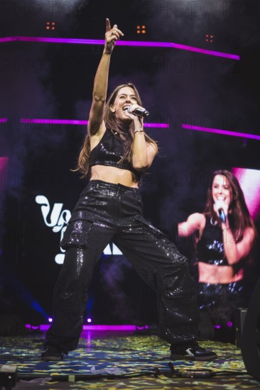 Vanessa Mai at the Schlagernacht des Jahres live on Das Original Tour in the Berlin Uber Arena on