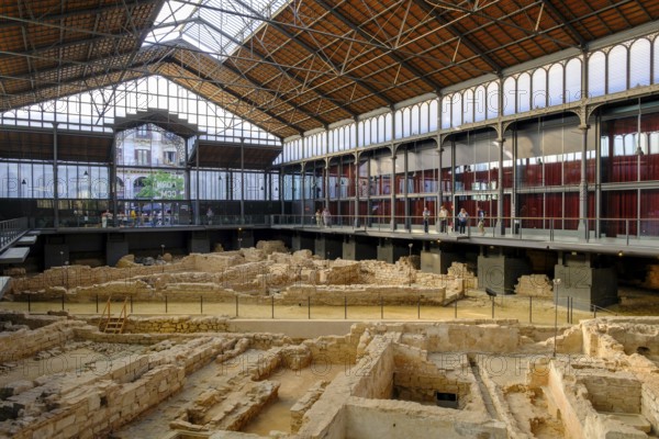 Excavations at the El Born Centre de Cultura i Memòria, cultural centre, Barcelona, Catalonia,