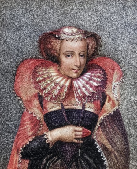 Mary, Queen of Scots 1542-1587 also Mary Stuart, daughter of James V, King of Scotland, Mary Queen
