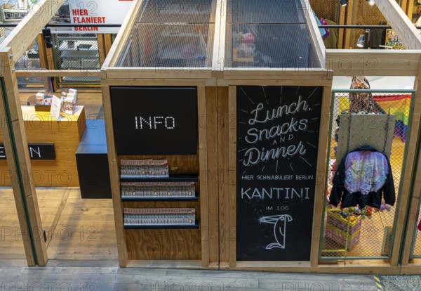 Interior photograph, retail and commercial space in Bikini Haus, Budaperster Strasse, Berlin,