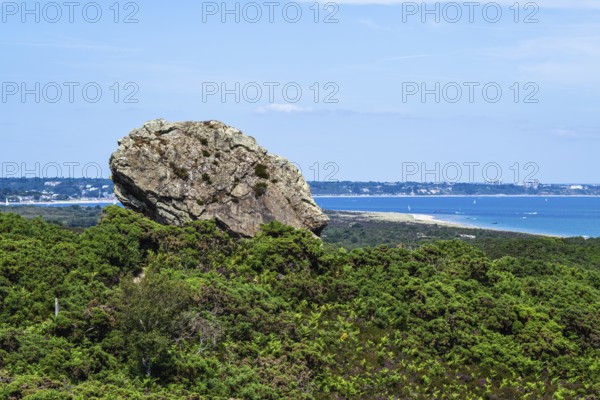 Agglestone Rock, Devil's Anvil, Studland, Dorset, England, United Kingdom, Europe