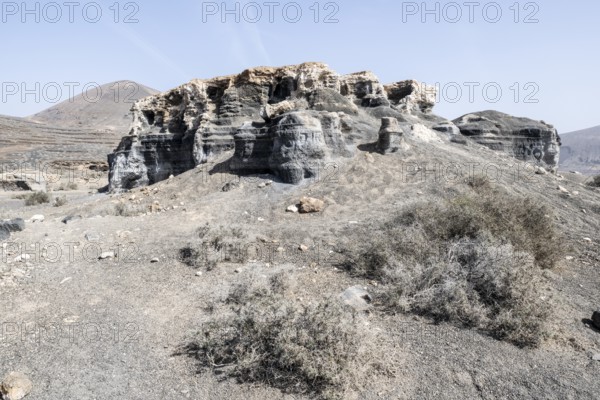 Stratified City, Antigua rofera de Teseguite, Lanzarote, Canary Islands, Spain, Europe
