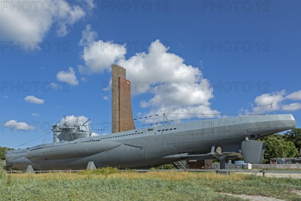 U-boat U 995, naval memorial, Laboe, Schleswig-Holstein, Germany, Europe
