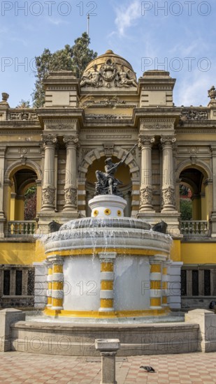 Fuente Neptuno, Santiago de Chile, Chile, South America