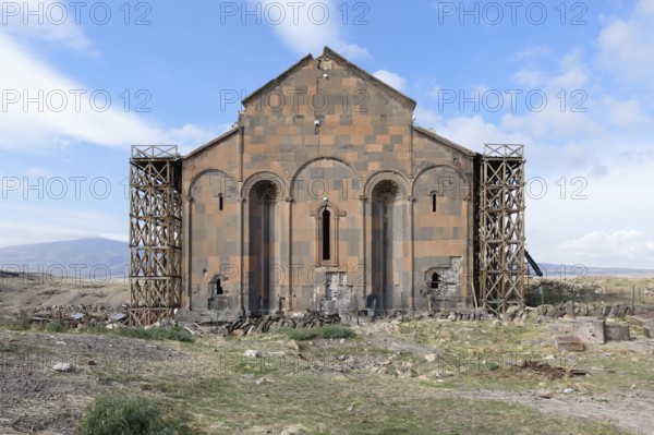 Former Ani Cathedral converted into a Mosque, Ani Archaeological site, Kars, Turkey, Asia