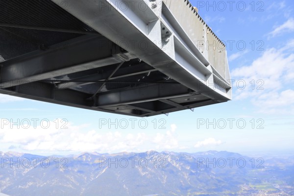 The AlpspiX viewing platform at the Alpspitze mountain station, Garmisch-Partenkirchen