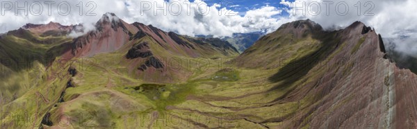 Pallay Punchu Rainbowmountain, Layo, Peru, South America