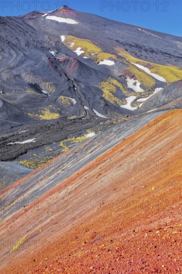 Volcanic landscape, Valle del Bove, Etna, Sicily, Italy, Europe