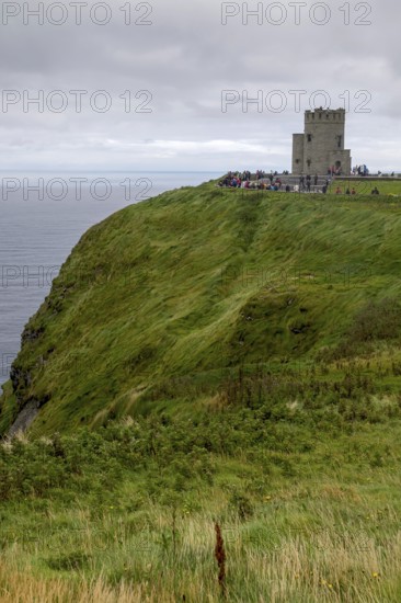 O'Briens Tower, Cliffs of Moher, Doolin, County Clare, Ireland, Europe