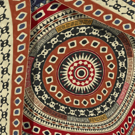 Ethnic art tribal style background. Texture art graphic print design, wallpaper.