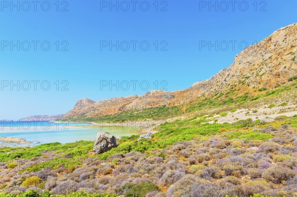 Balos bay, Gramvousa Peninsula, Chania, Crete, Greece, Europe