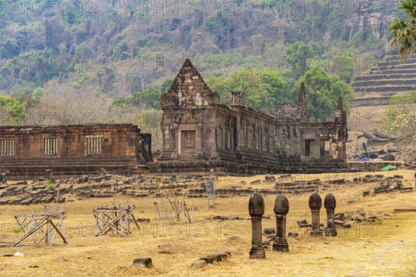 Wat Phu mountain temple, Champasak province, Laos, Asia