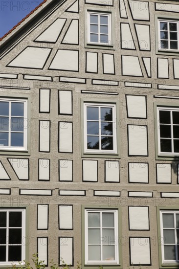 Office building of the staff officer from 1779, half-timbered, historic building, architecture,