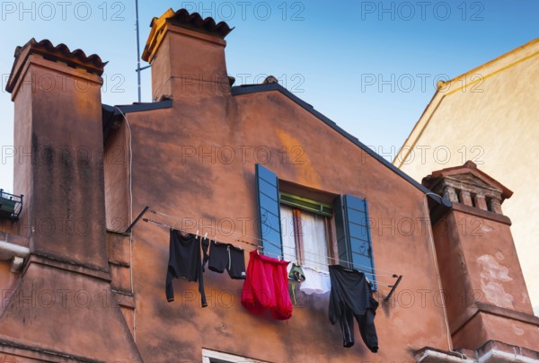 Laundry to dry, tradition, clothesline, house facade, old building, lifestyle, living, everyday