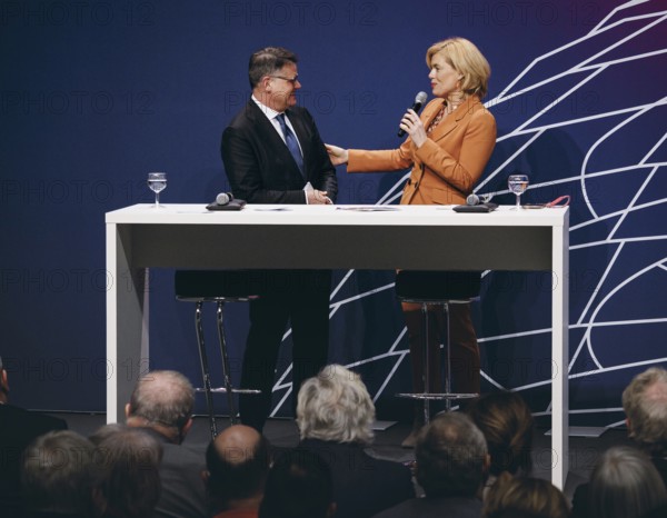 Boris Rhein, Minister President of the State of Hesse and Julia Klöckner, Federal Treasurer of the