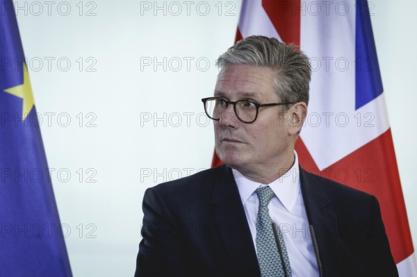 Keri Starmer, Prime Minister of the United Kingdom of Great Britain and Northern Ireland, during a