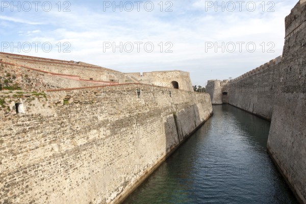Muralla Real historic fortress Ceuta Spanish territory in north Africa, Spain, Europe