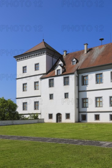 Meßkirch Castle, Castle of the Counts of Zimmern, Zimmern Castle, regular four-wing castle complex,