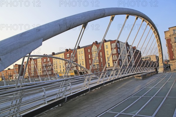 James Joyce bridge, city of Dublin, Ireland, Irish Republic, Europe