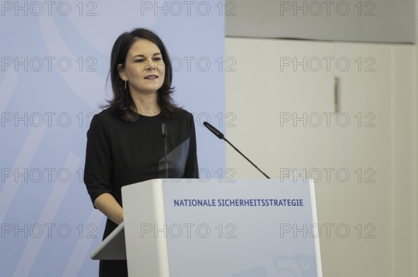 Annalena Bärbock (Alliance 90/The Greens), Federal Foreign Minister, recorded at the event to mark