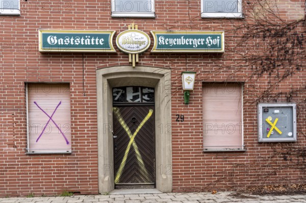 The village of Keyenberg, originally intended to make way for the Garzweiler II open-cast lignite