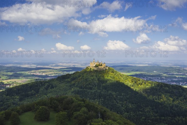 Hohenzollern Castle, Zollernalbkreis, Swabian Alb, Baden-Wuerttemberg, Germany, Europe
