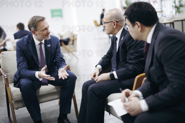 Christian Lindner (FDP), Federal Minister of Finance, meets Mehmet Simsek, Minister of Finance of