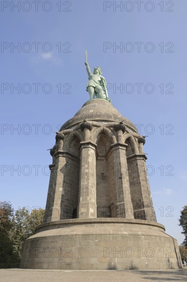 Hermann Monument by Ernst von Bandel, Detmold, Teutoburg Forest, North Rhine-Westphalia, Germany,