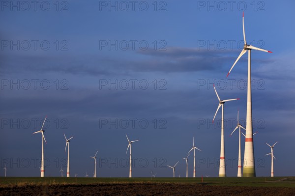 Wind turbines, wind farm, Bad Wünnenberg, Paderborn plateau, North Rhine-Westphalia, Germany,