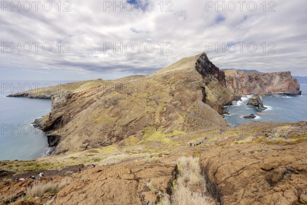 Hiking trail PR 8 on the Vereda Ponta de São Lourenço, Caniçal, Madeira, Portugal, Europe