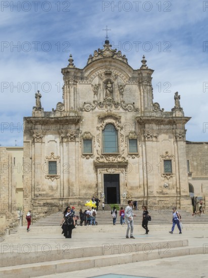 Church of San Francesco dAssisi in the historic city centre of Matera, Matera, capital in