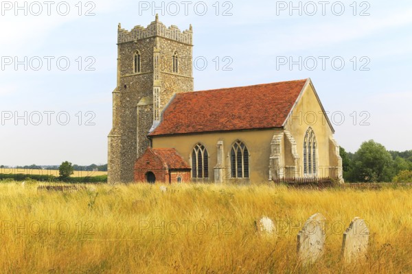 Priory church of Saint Mary, Letheringham, Suffolk, England, UK