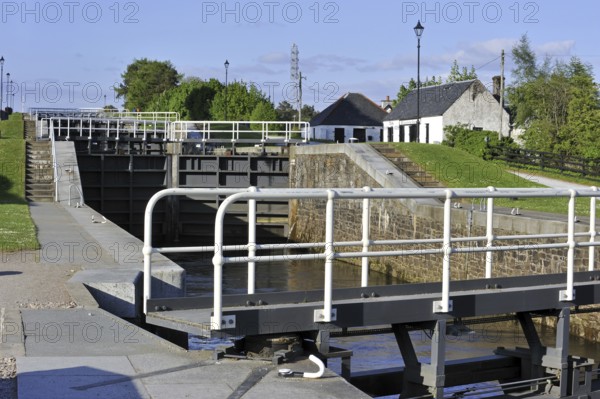 Neptune's Staircase, a staircase lock comprising eight locks on the Caledonian Canal at Banavie,