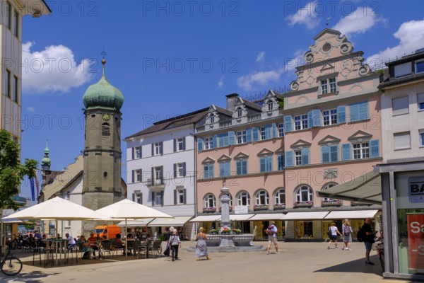 Seekapelle zu unserer lieben Frau am See, Leutbühel, town square, Rathausstraße, old town, Bregenz,