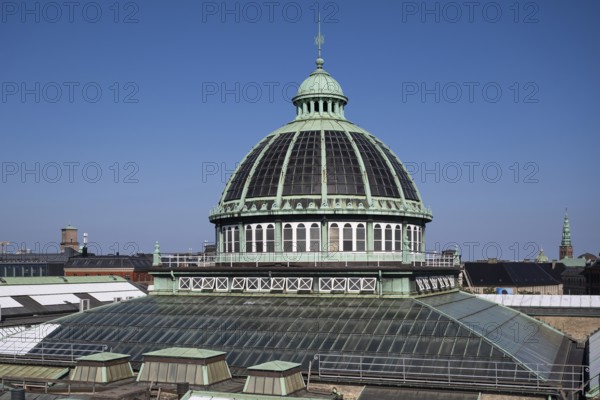Dome of the Ny Carlsberg Glyptotek or New Carlsberg Glyptothek, art museum for sculpture and