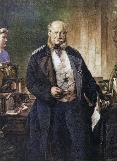 William I (1797-1888), seventh King of Prussia and first Emperor of Germany from 1861, engraving