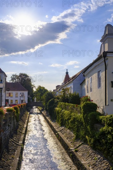 Loisbach Bridge, Loisbach, Langenlois, Waldviertel, Lower Austria, Austria, Europe