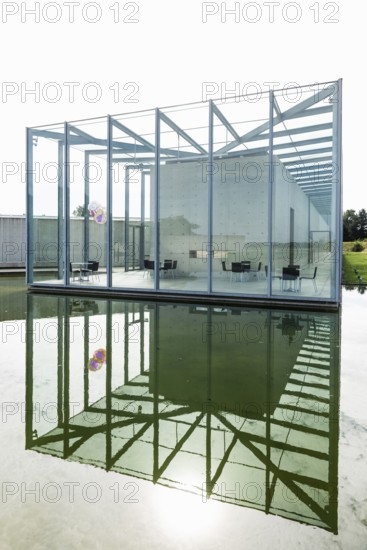 Art Museum and Langen Foundation, architect Tadao Ando, near Neuss, North Rhine-Westphalia,