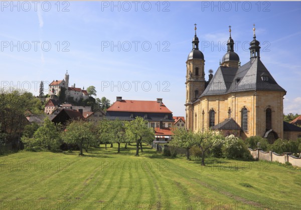 Pilgrimage basilica of the Holy Trinity of the Franciscan monastery in Gößweinstein, district of
