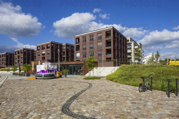 New development area Hafen City, on the site of the old neustädter Elbhafen harbour, Wohnungsbau
