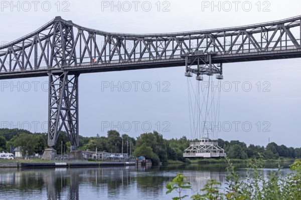 High bridge, transporter bridge, Kiel Canal, Rendsburg, Schleswig-Holstein, Germany, Europe
