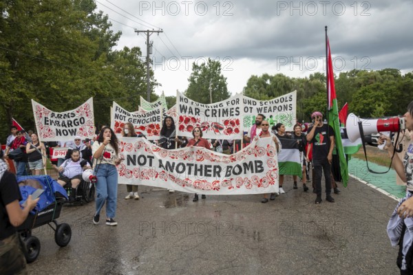 Dearborn, Michigan USA, 17 August 2024, In advance of the Democratic National Convention, activists