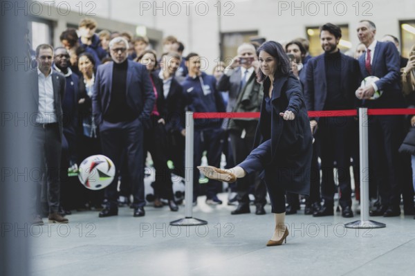 Annalena Bärbock (Alliance 90/The Greens), Federal Foreign Minister, photographed at the kick-off