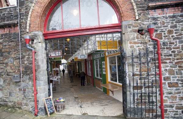 The Pannier market in Bideford, Devon, England, United Kingdom, Europe