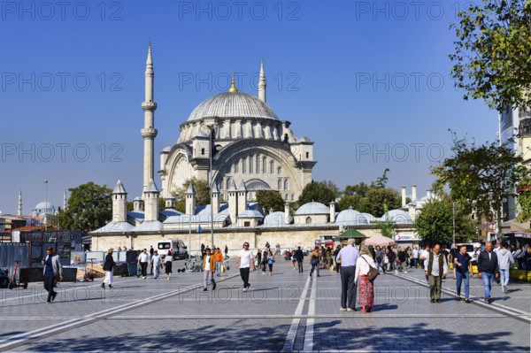 Nuruosmaniye Mosque near the Grand Bazar, Istanbul, Turkey, Asia
