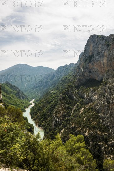 Verdon Gorge, Gorges du Verdon, Verdon Regional nature park Park, Provence,