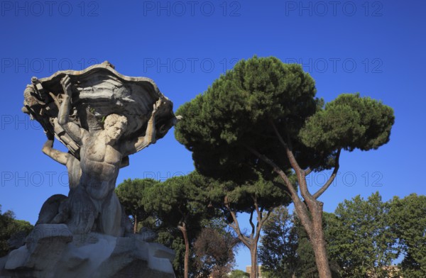 Piazza della Bocca della Verita, Fontana dei Tritoni, Triton Fountain, Rome, Italy, Europe