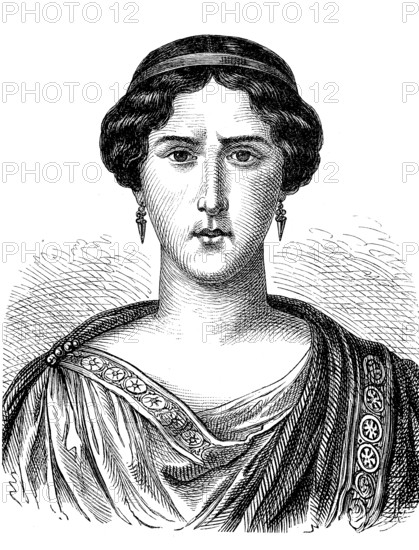 Rachel, also known as Mademoiselle Rachel, actually Elisa Rachel Felix or Elizabeth-Rachel Felix,