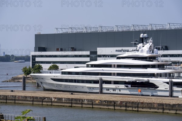 Oceanco shipyard in Alblasserdam, specialising in the construction of mega yachts, luxury yachts,