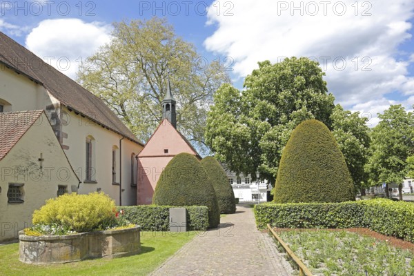 Baroque former Capuchin monastery built in 1630 with Loreto Chapel, monastery complex, Haslach,